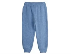 Blå sweatbukser fra Mini Rodini 1100030060 blue melange